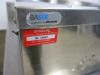 Mechline Basix Wall Hung Stainless Steel Knee Operated Hand Wash Basin. Size W30 x D32cm. - 2