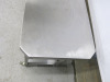 Stainless Steel Mobile Prep Table with Shelf Under. Size H90 x W120 x D71cm. - 3