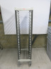 Cambro 18 Shelf GN Container Mobile Food Pan Trolley, Model UGNPRP60. Size H171 x W44 x D62cm.