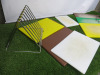 2 x Metal Chopping Board Holders & 7 x Assorted Boards. - 2
