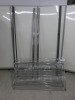 2 x Assorted Wire Racks to Include: 1 x 2 Shelf Chrome Wire Racks, H182 x W120 x D60cm & 1 x 1 Shelf Wire Rack, H182 x W120 x D60cm.