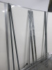 2 x Assorted Wire Racks to Include: 1 x 2 Shelf Chrome Wire Racks, H182 x W120 x D60cm & 1 x 1 Shelf Wire Rack, H182 x W120 x D60cm. - 2