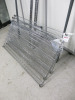 2 x Assorted Wire Racks to Include: 1 x 2 Shelf Chrome Wire Racks, H182 x W120 x D60cm & 1 x 1 Shelf Wire Rack, H182 x W120 x D60cm. - 3