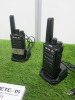 Setof 6 Retcvis Analogue Two Way Radio, Model RT668. Comes with Base Stations, Ear Pieces & Users Manual. - 7