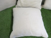4 x Beige Cushions, Size 44 x 44cm. - 2