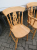 5 x Wooden Chairs to Include: 2 x Carvers & 3 x Dining Chairs. - 3
