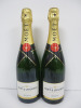2 x Bottles of Moet & Chandon Champagne Imperial Brut, 75cl.