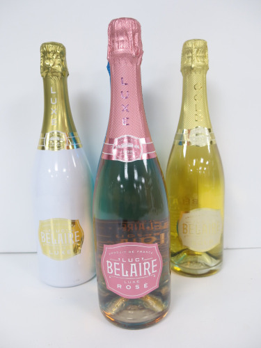 4 x Bottles of Luc Belaire Sparkling Wine Cocktail in 4 x Flavours, 75cl.