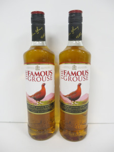 2 x Bottles of The Famous Grouse Original Blended Scotch Whisky, 70cl.