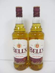 2 x Bottles of Bells Blended Scotch Whisky, 70cl.