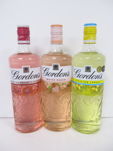3 x Bottles of Gordon's in 3 Different Flavours, 70cl.