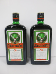 2 x Bottles of Jagermeister, 70cl.