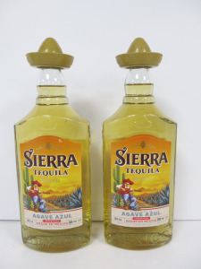 2 x Bottles of Sierra Tequila Reposado, 70cl.