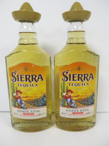 2 x Bottles of Sierra Tequila Reposado, 70cl.