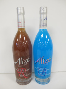 2 x Bottles of Alize to Include: Bleu Passion & Red Passion, 70cl.