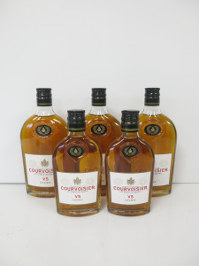 5 x Bottles of Courvoisier VS Cognac to Include: 3 x 35cl & 2 x 20cl.