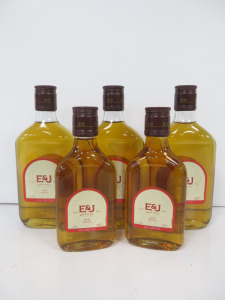 5 x Bottles of E & J Brandy to Include: 3 x 35cl & 2 x 20cl.