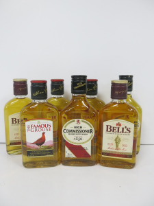 7 x Bottles of Assorted Whisky to Include: 2 x Bells, 3 x Famous Grouse & 2 x High Commissioner, 20cl.