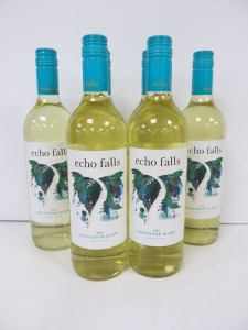 6 x Bottles of Echo Falls Sauvignon Blanc White Wine, 2023, 750ml.