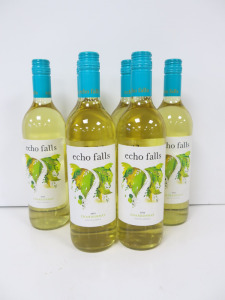 6 x Bottles of Echo Falls Chardonnay White Wine, 2023, 750ml.