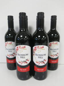 6 x Bottles of Blossom Hill Red Wine, 750ml.