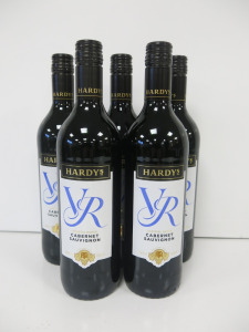 6 x Bottles of Hardy's VR Cabernet Sauvignon Red Wine, 750ml.
