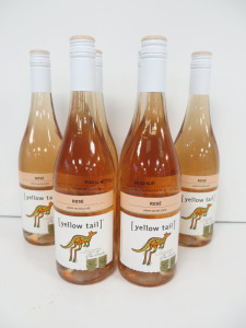 6 x Bottles of Yellow Tail Rose Wine, 750ml.