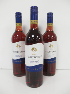 4 x Bottles of Jacobs Creek Shiraz Rose Wine, 2021, 750ml.