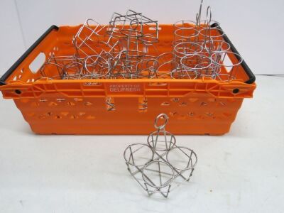 18 x Metal Wire Condiment Holders.