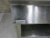 Mareno Commercial Kitchen Unit with Worktop, Drawer & Open Base. Size H93m x W80cm x D72m. - 2