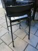 7 x Emu Outdoor Black Metal High Stools. - 4