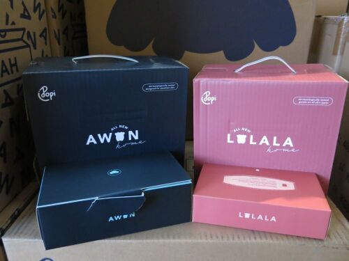 3 x Pallets with 206 Boxes of Popi Lotion & Facial Tissues to Include: