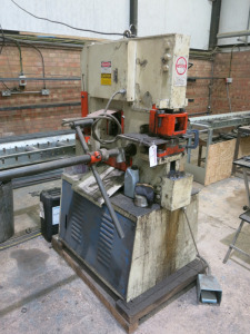 Sunrise Hydraulic 5 Station Iron Worker, Model 1W-60K, S/N 358861, DOM 05/2005. Comes with Some Additional Tooling.