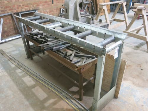 3 Sections of Roller Feed Track.