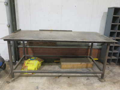 2 x 8'x 4' Metal Welding Tables.