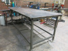 2 x 8'x 4' Metal Welding Tables. - 7