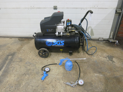 SGS 50 Litre Air Compressor, YOM 2024.