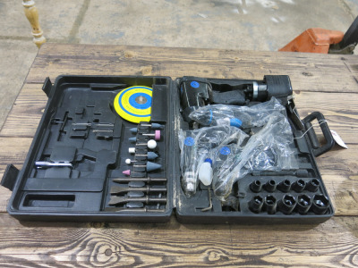 SGS Pneumatic Impact Wrench Kit in Plastic Case.