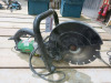 Hitachi CM12Y 110V, 12" Hand Held Saw with Diamond Tipped Blade.