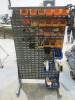 2 x BHS Parts Bins on Frames Including All Loose Boxes of Screws on Shelf.