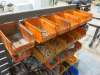 2 x BHS Parts Bins on Frames Including All Loose Boxes of Screws on Shelf. - 3