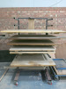 Mobile 10 Canterlever Board Rack.