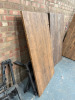 2 x 160cm x 85cm x 3.5cm Thick Wood Table Tops. - 2