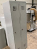 4 Drawer Filing Cabinet, 3 Drawer Pedestal, 2 Door Cupboard and 3 Pairs of Full Length Personnel Lockers. - 2