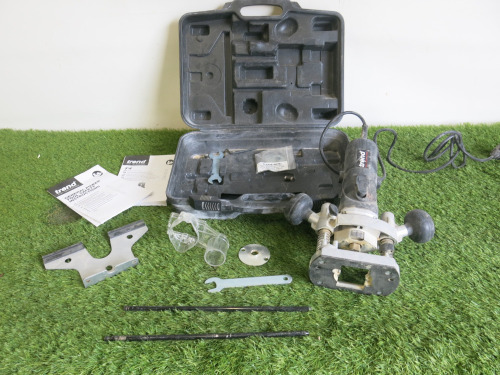Trend 4 Variable Speed Plunge Router, in Original Carry Case.