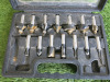 Trend 15 Piece Router Cutter Starter Set, in Original Carry Case. NOTE: missing 1 piece. - 2
