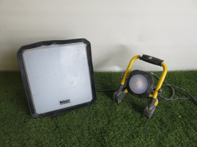 2 x Portable LED Lights to Include: 1 x Stanley & 1 x Defender.