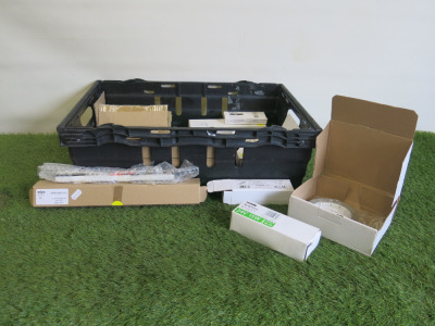 Lot of LED Lights to Include: LED Striplights, Flexible StripLights, Motion Detector Lights, Drivers & Others (As Viewed). NOTE: crates not included.