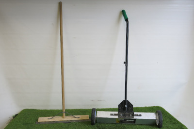 1 x Tuffiom Magnetic Rolling Floor Sweeper & 1 x Squeegee.