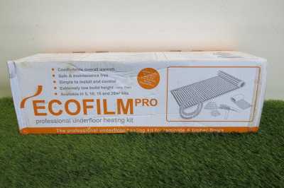 EcoFilm Pro Professional Underfloor Heating Kit, in Original Box, Covers 5m&sup2;.